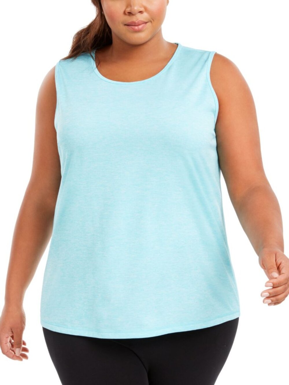 Ideology Womens Keyhole Back Tank Top